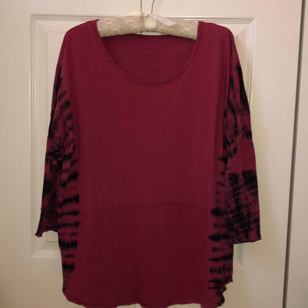 Purple tie dye shirt